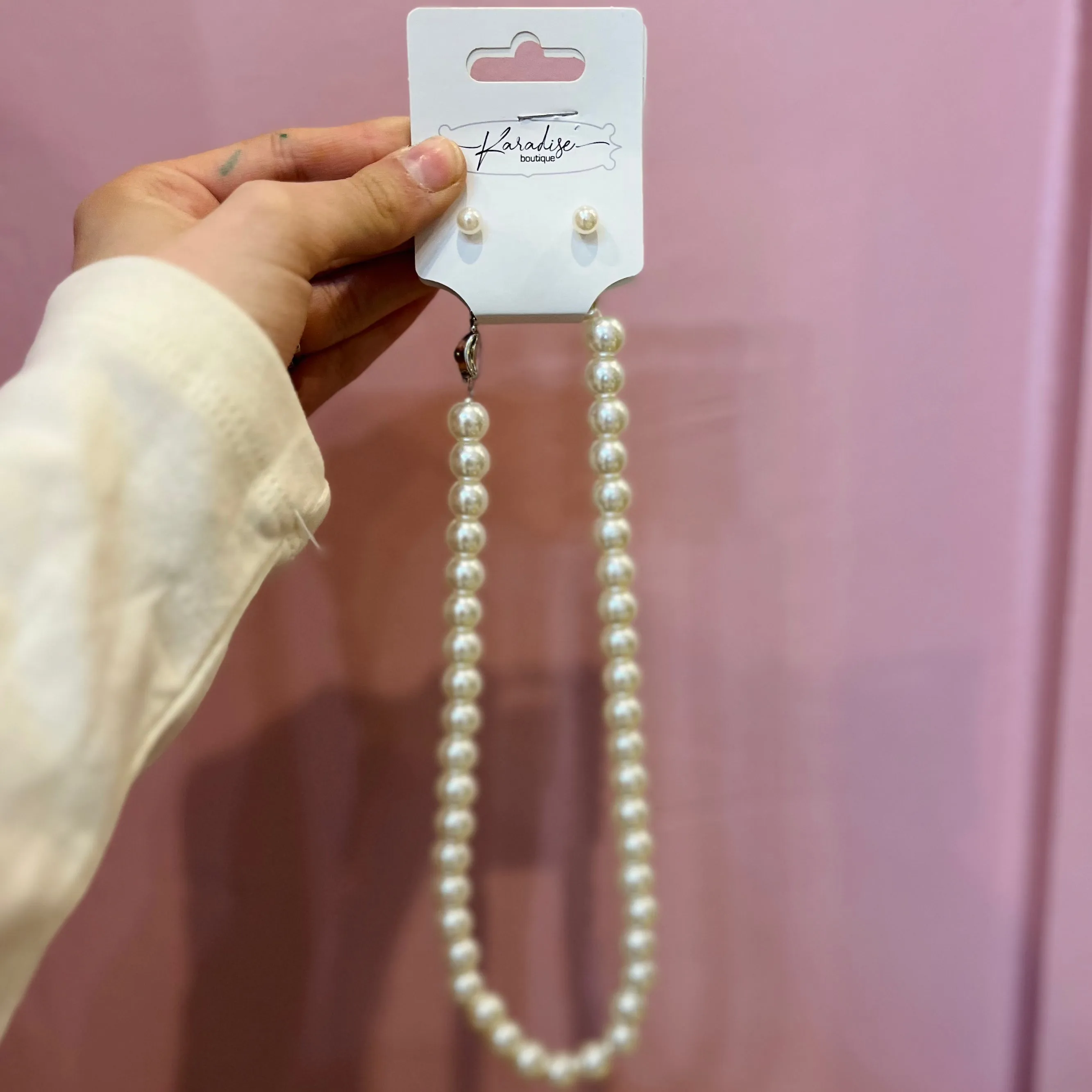 Tiffany Simple Pearl Necklace