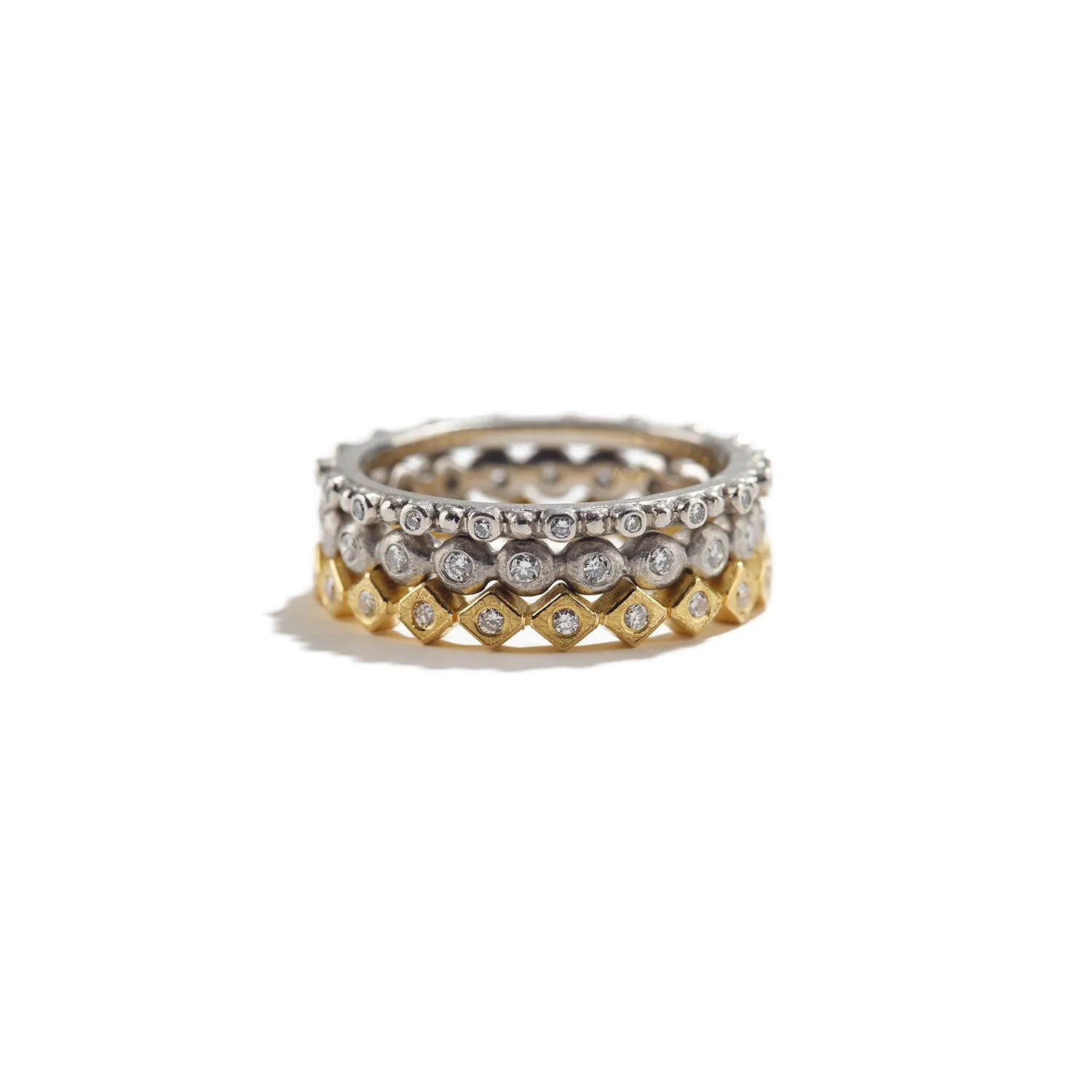 Tiny Bubbles Stacking Ring