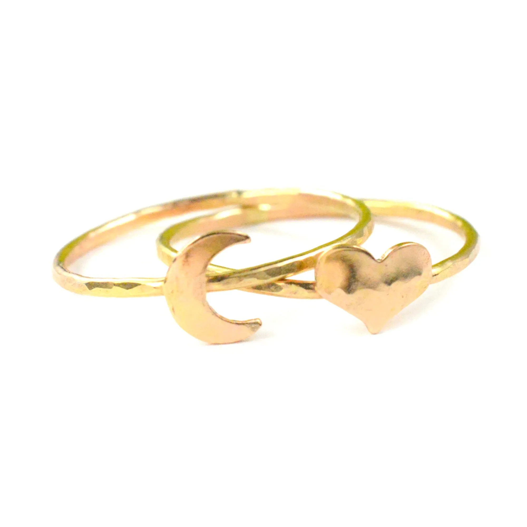 Tiny Crescent Moon Ring