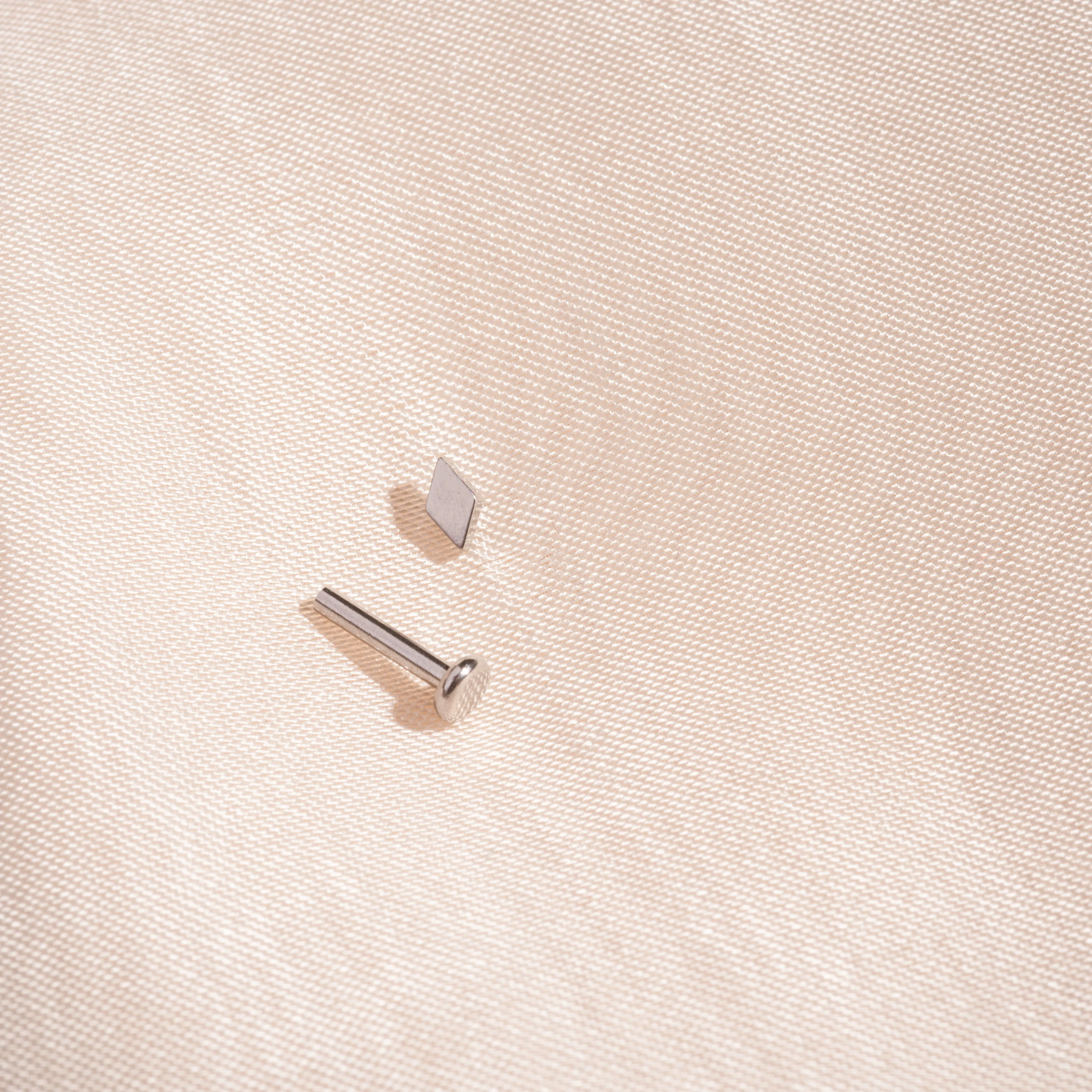 Tiny Diamond Flatback Stud