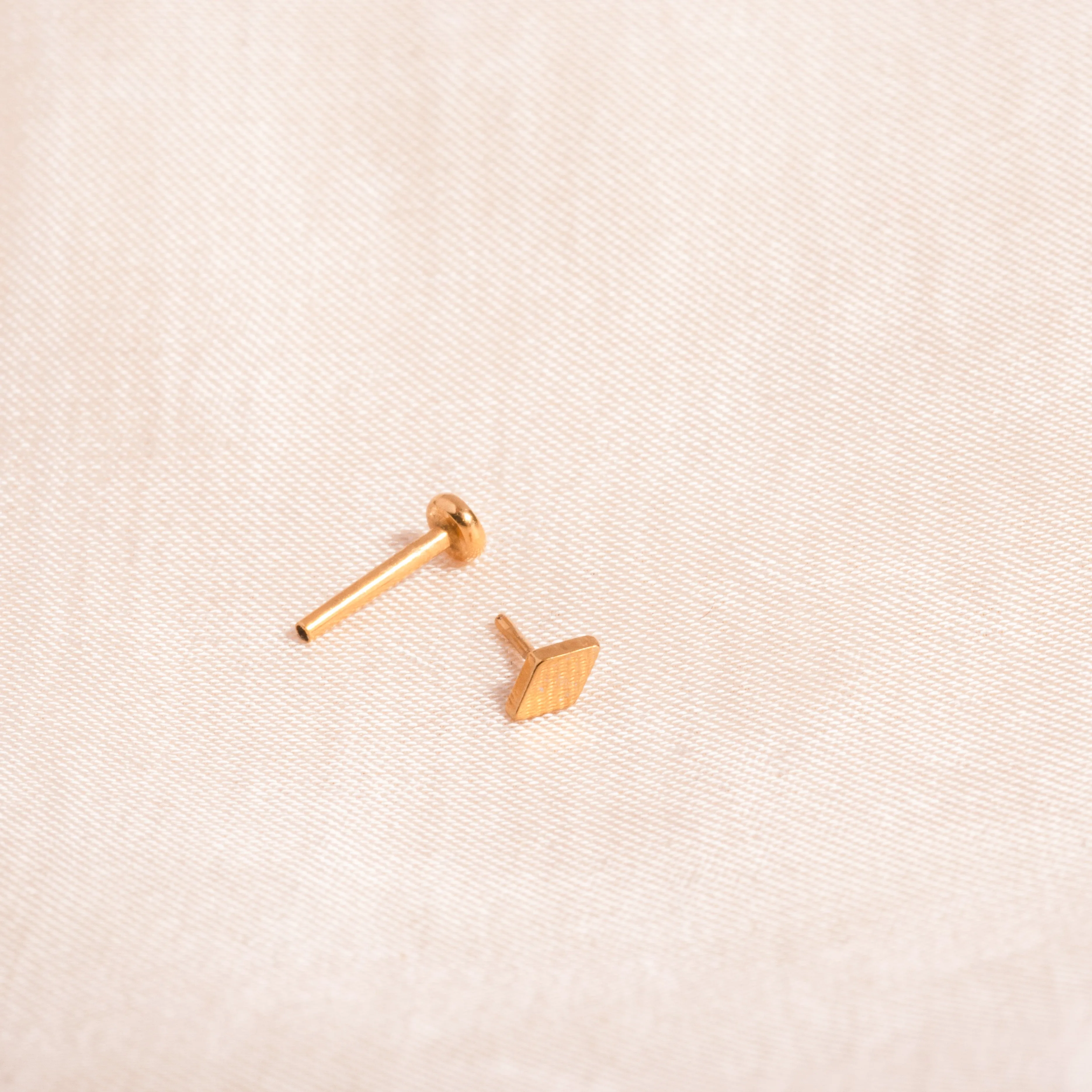 Tiny Diamond Flatback Stud