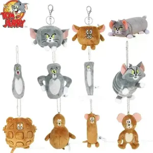 Tom & Jerry Deformation Plush Keychain
