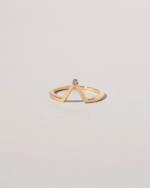 Triangle Band - Single Bezel-Set Diamond