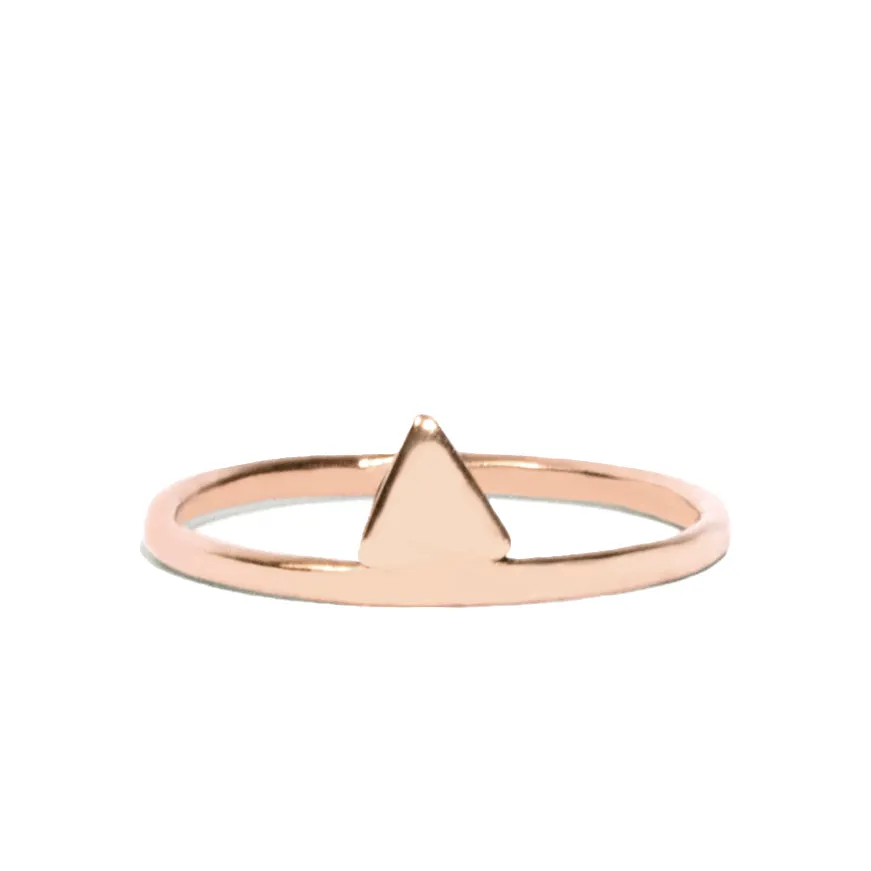 Triangle Mid-Digit Ring
