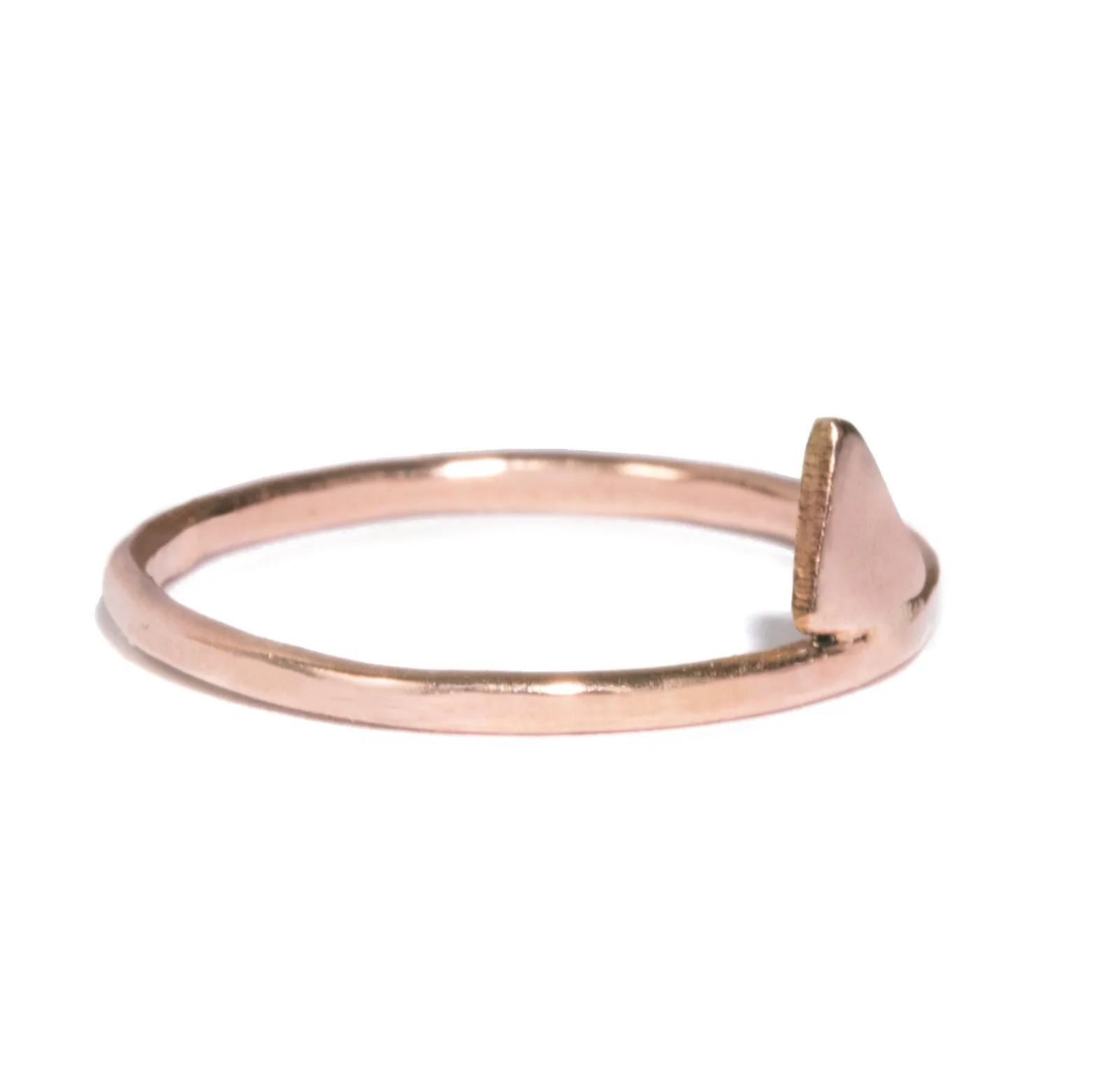 Triangle Mid-Digit Ring