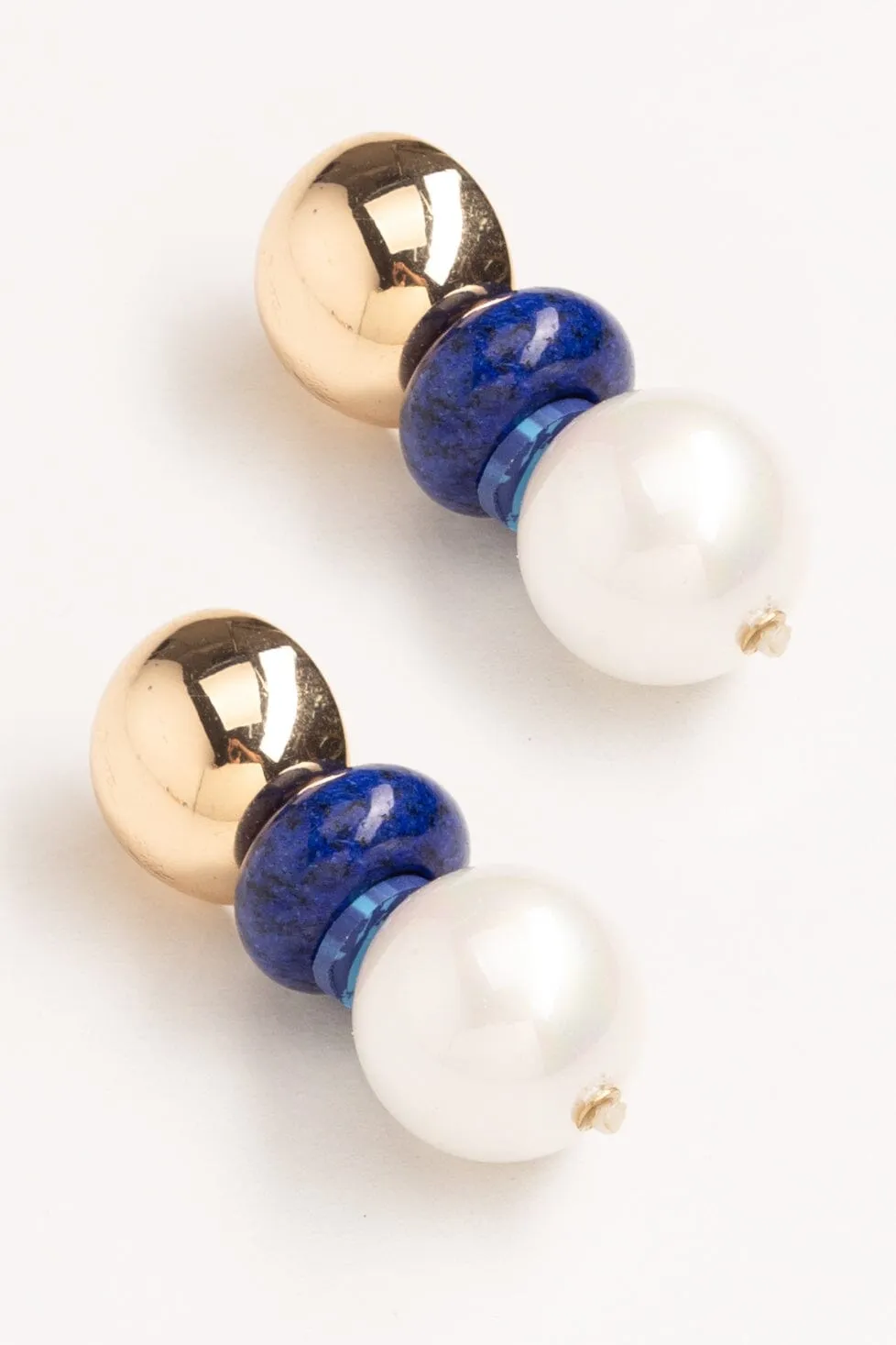 Triple Stone Drop  Earrings