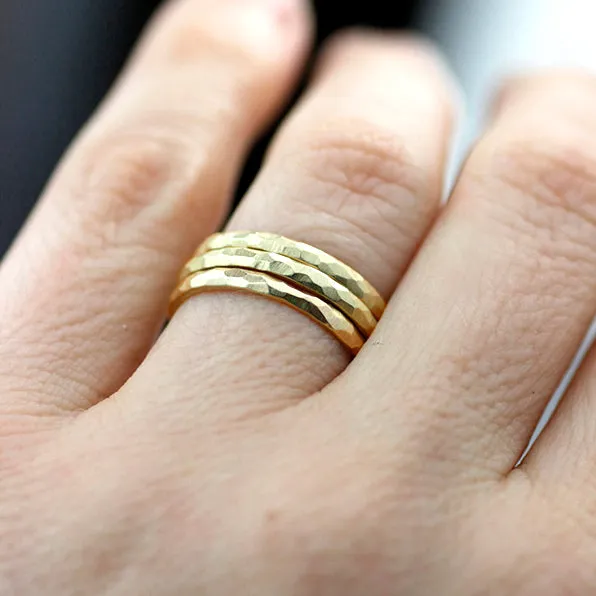 Triple Wedding Band Set