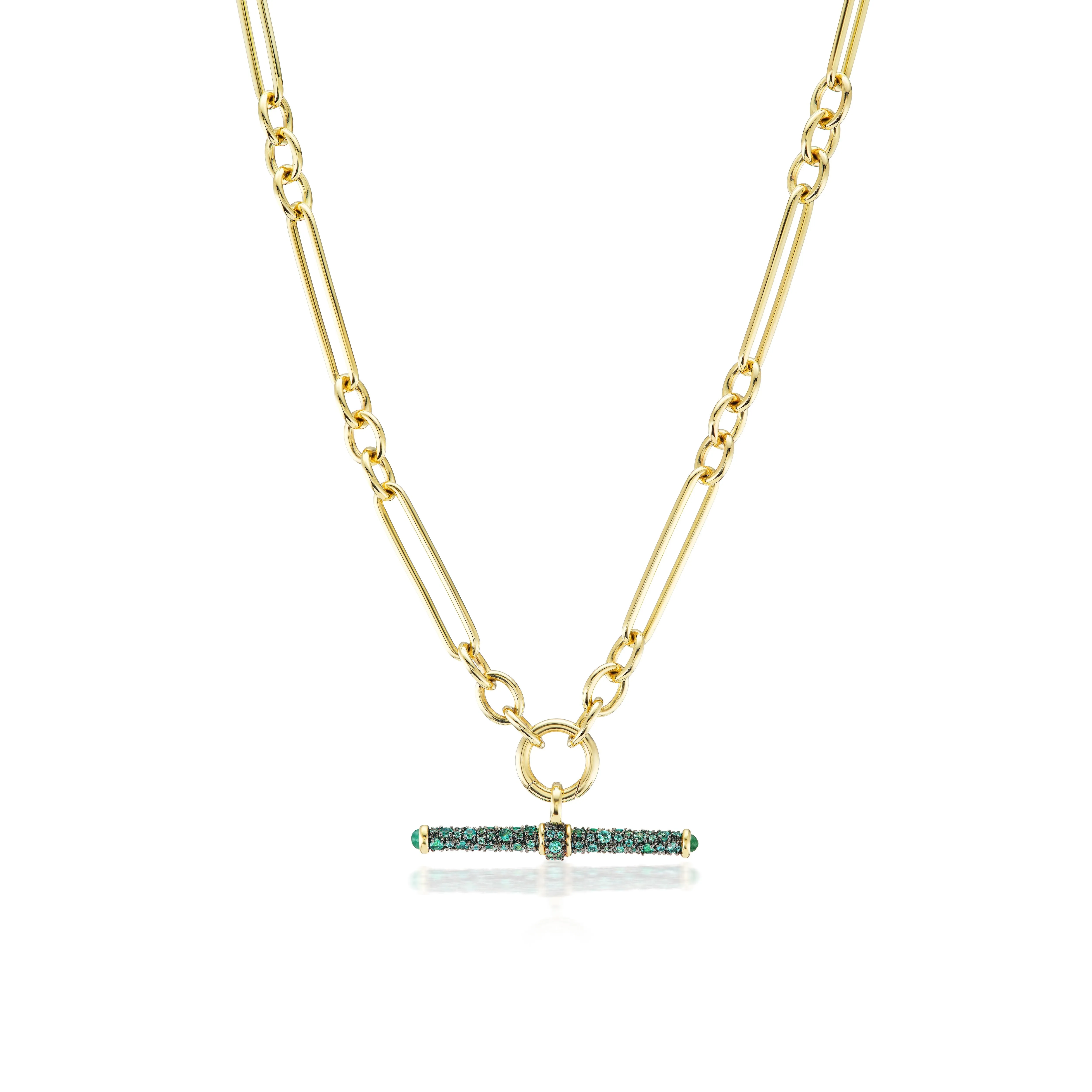 Trombone Link Chain Necklace