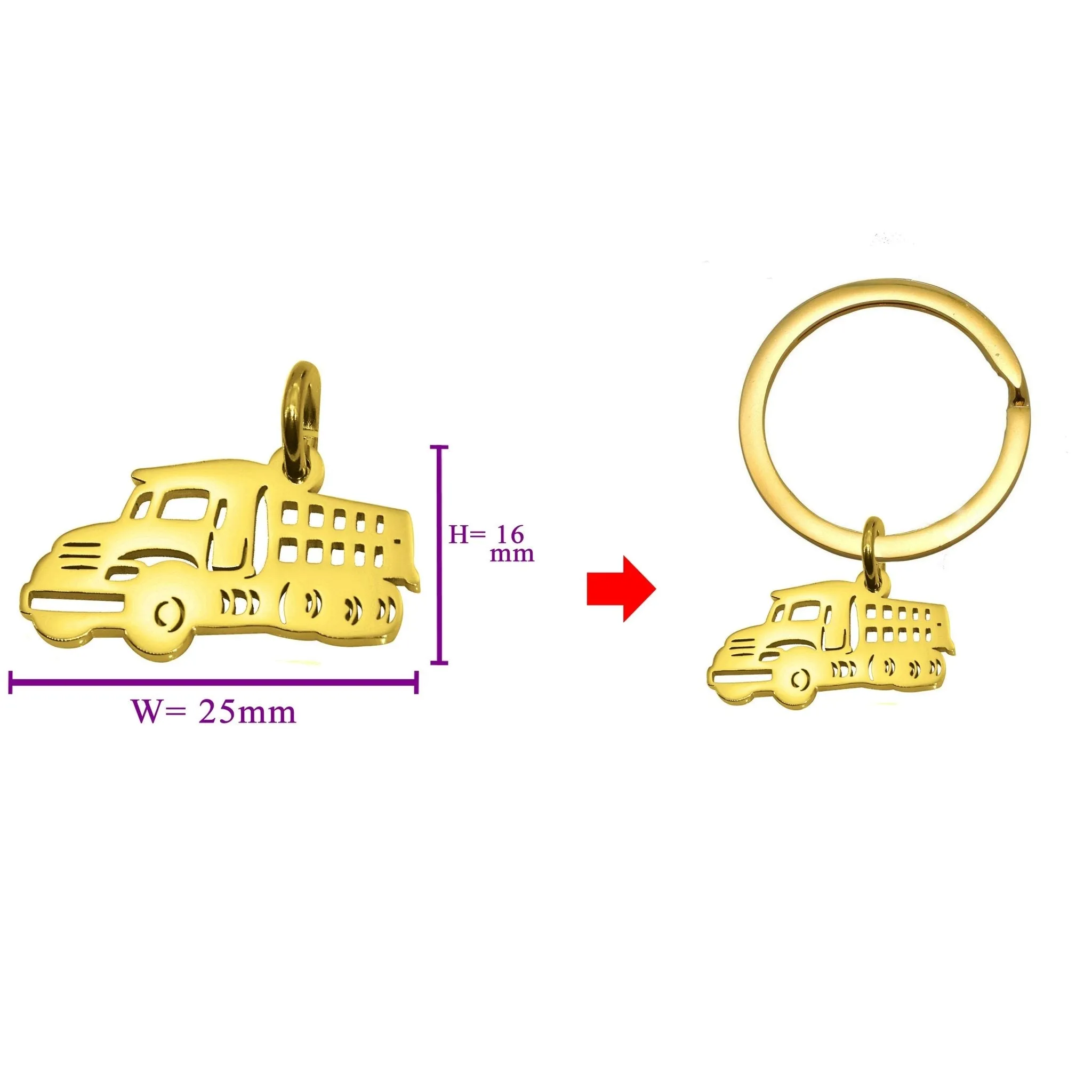 Truck Charm for Keyring