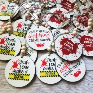 True Crime Lover Car Charms - Wholesale