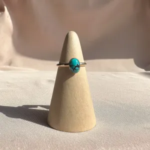 Turquoise 14K Gold-Filled Classic Band - 5.5