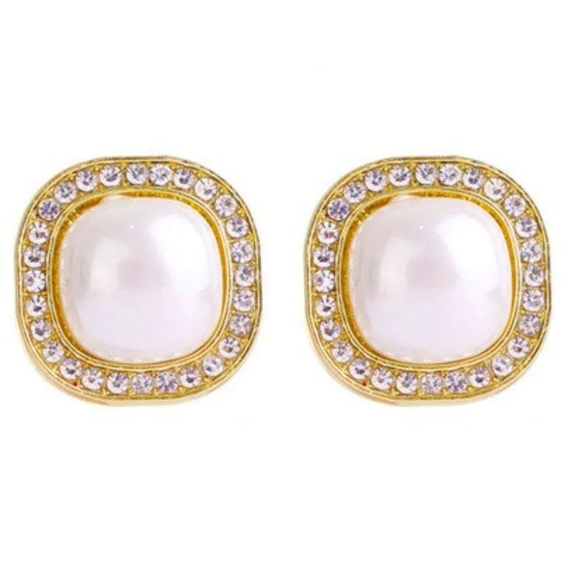Unique Retro Pearl Stud Earrings for Women Party Wedding Jewelry