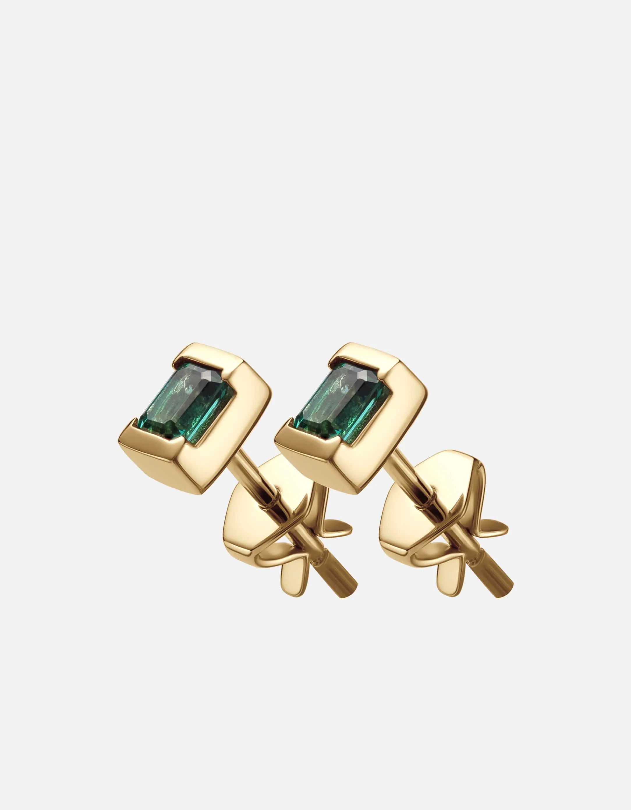 Valor Quartz Stud Earrings, Gold