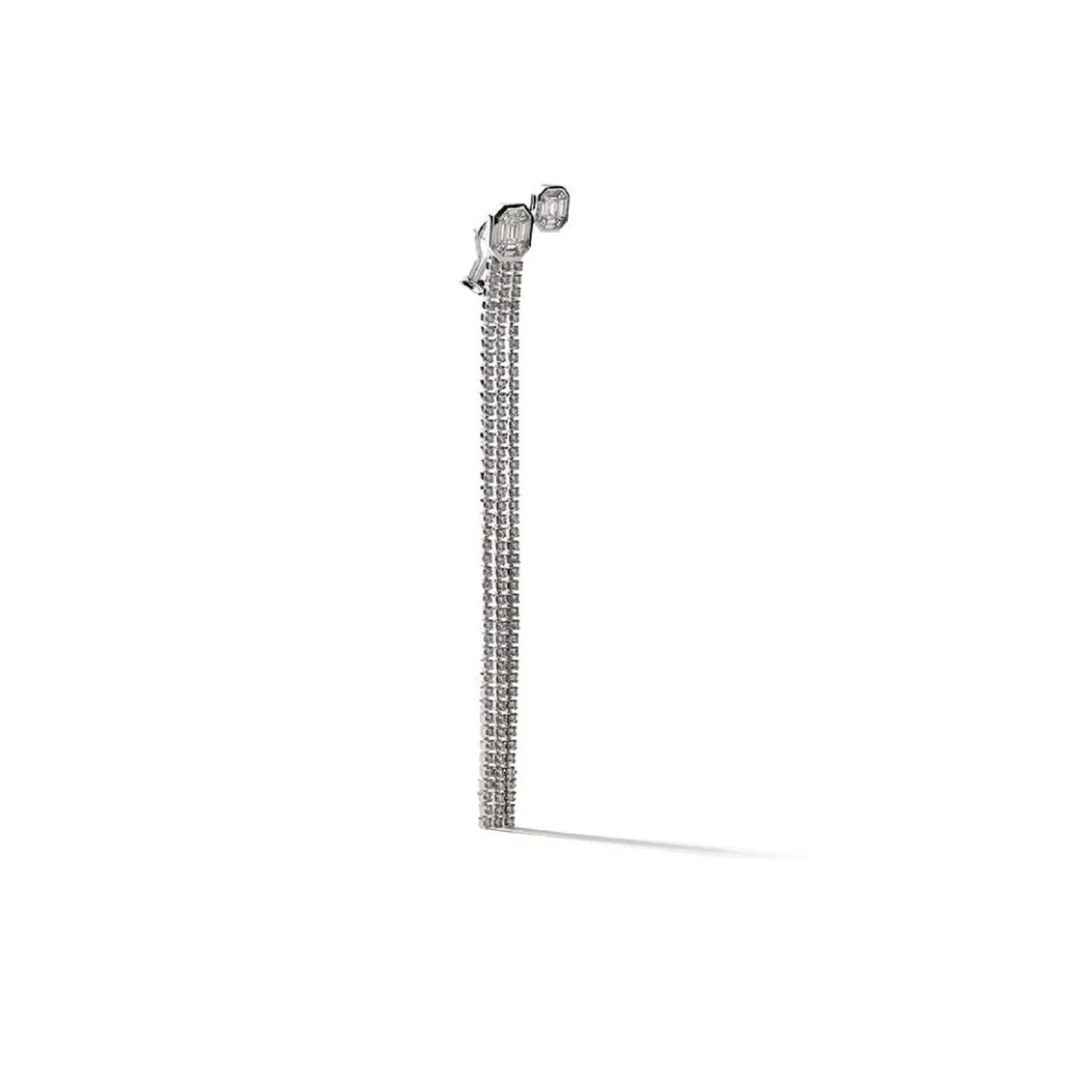 Venus Duplex Illusion 3-line Long Earrings