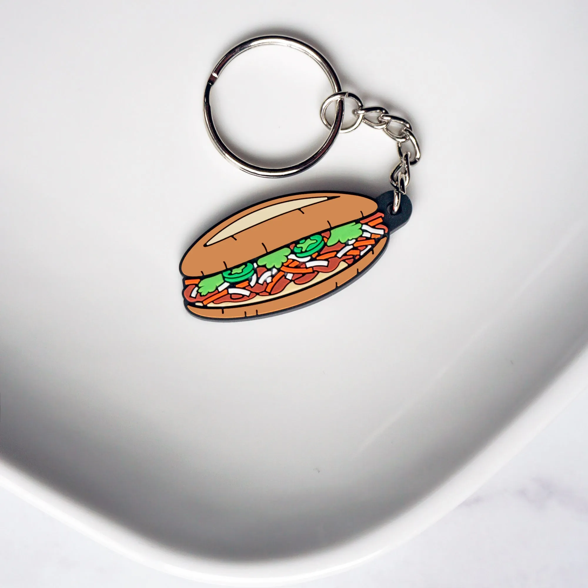 Vietnam: Banh Mi Sandwich Soft PVC Keychain