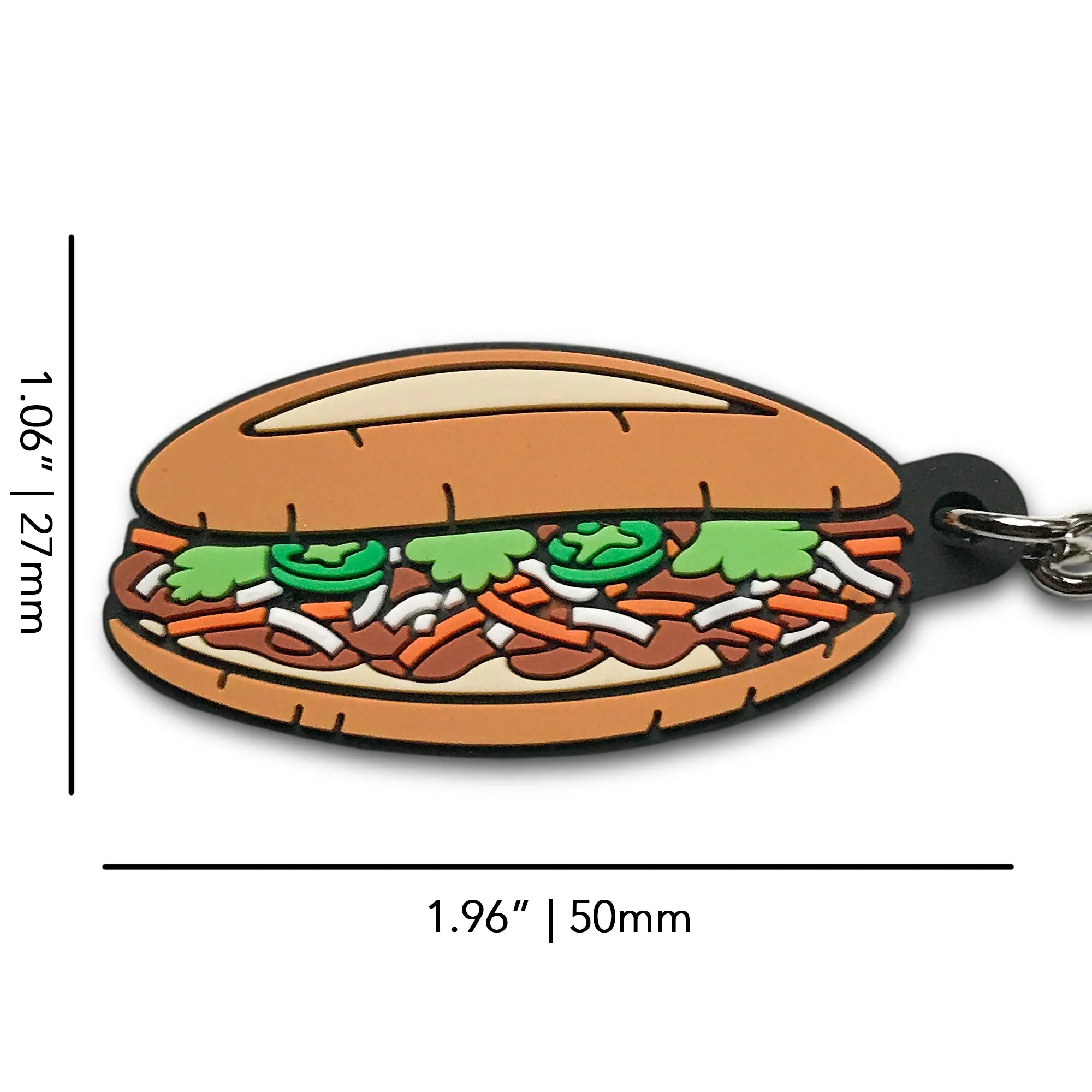 Vietnam: Banh Mi Sandwich Soft PVC Keychain