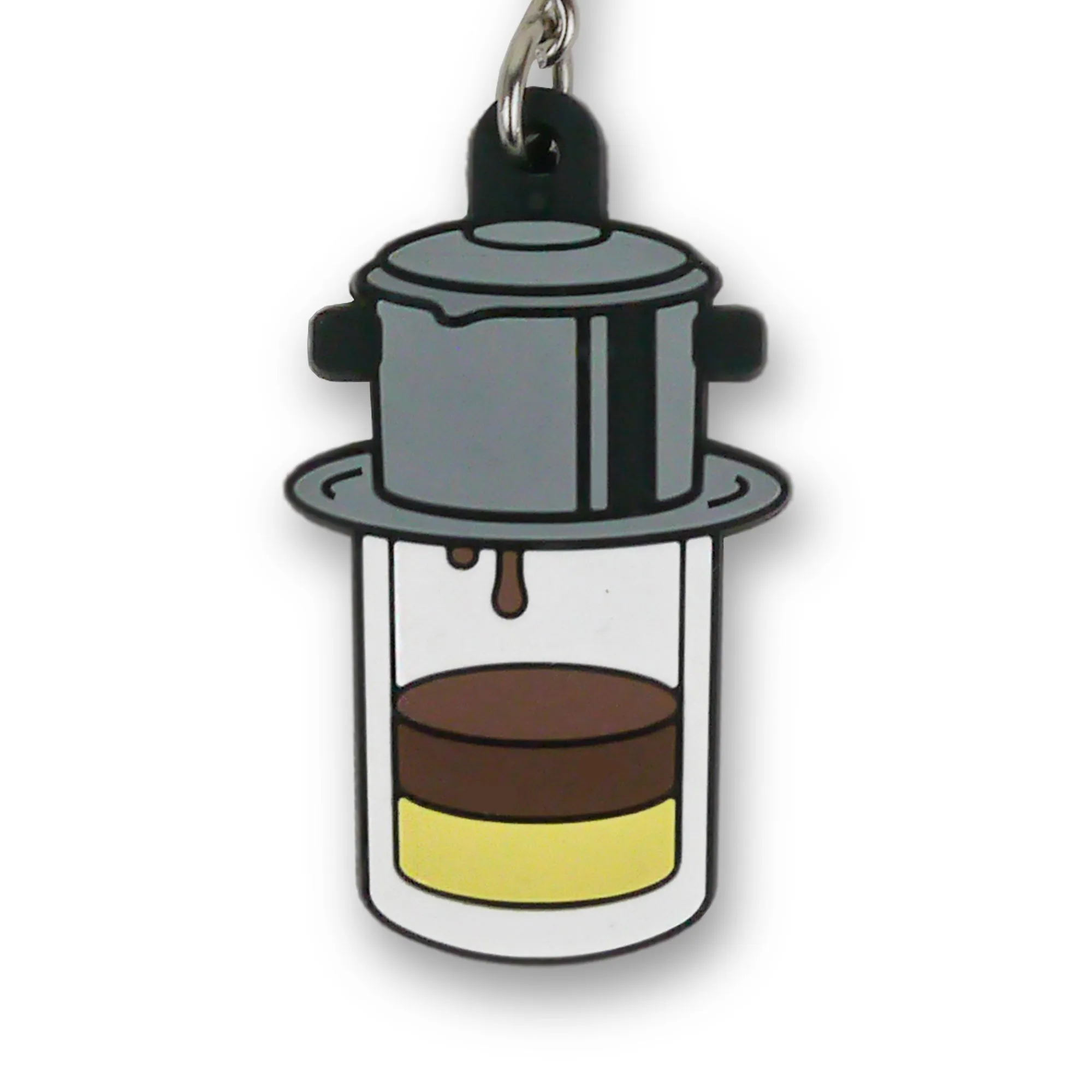 Vietnam: Vietnamese Iced Coffee (Cafe Sua Da) Soft PVC Keychain