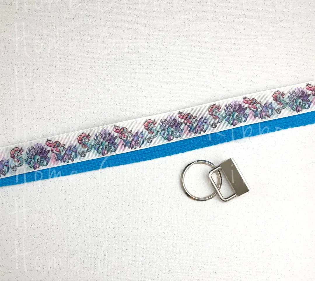 Watercolor Sea Life Key Fob Kit - Multiple Colors Available