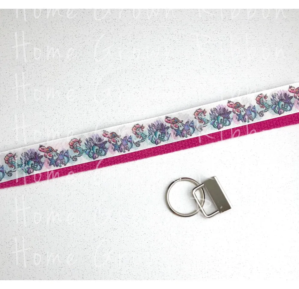 Watercolor Sea Life Key Fob Kit - Multiple Colors Available
