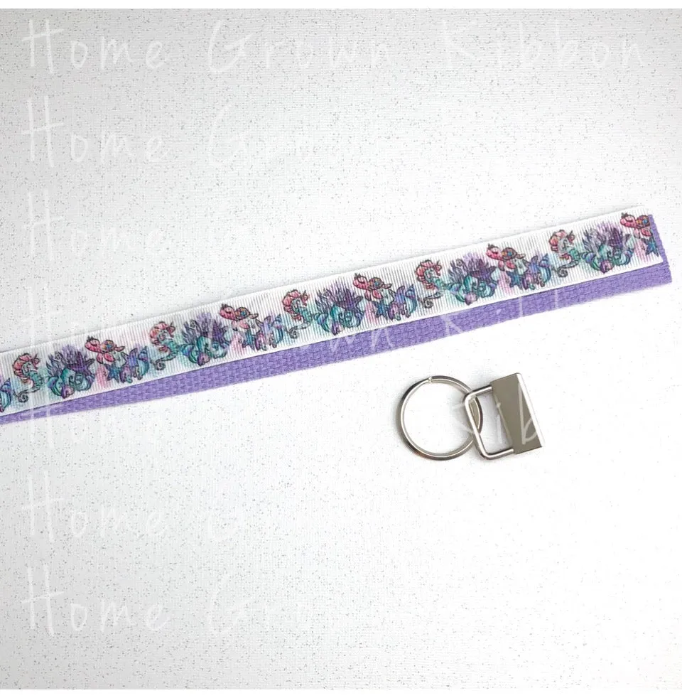 Watercolor Sea Life Key Fob Kit - Multiple Colors Available
