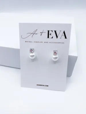 White Diamonds Earrings