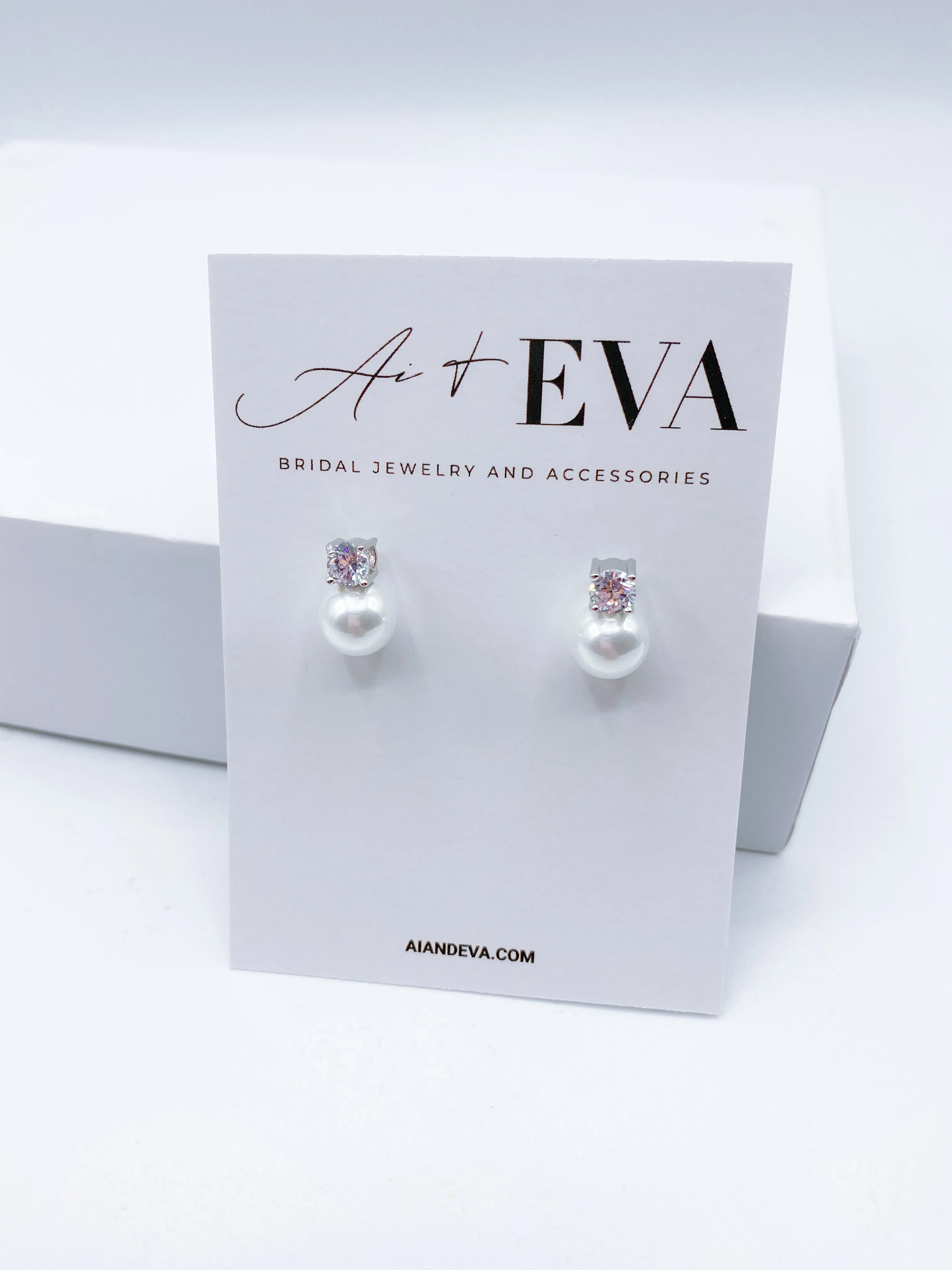 White Diamonds Earrings