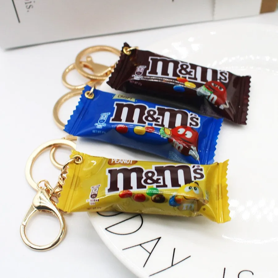 Wholesale Creative Cartoon Candy Bag Plastic Keychain JDC-KC-HaoAn013