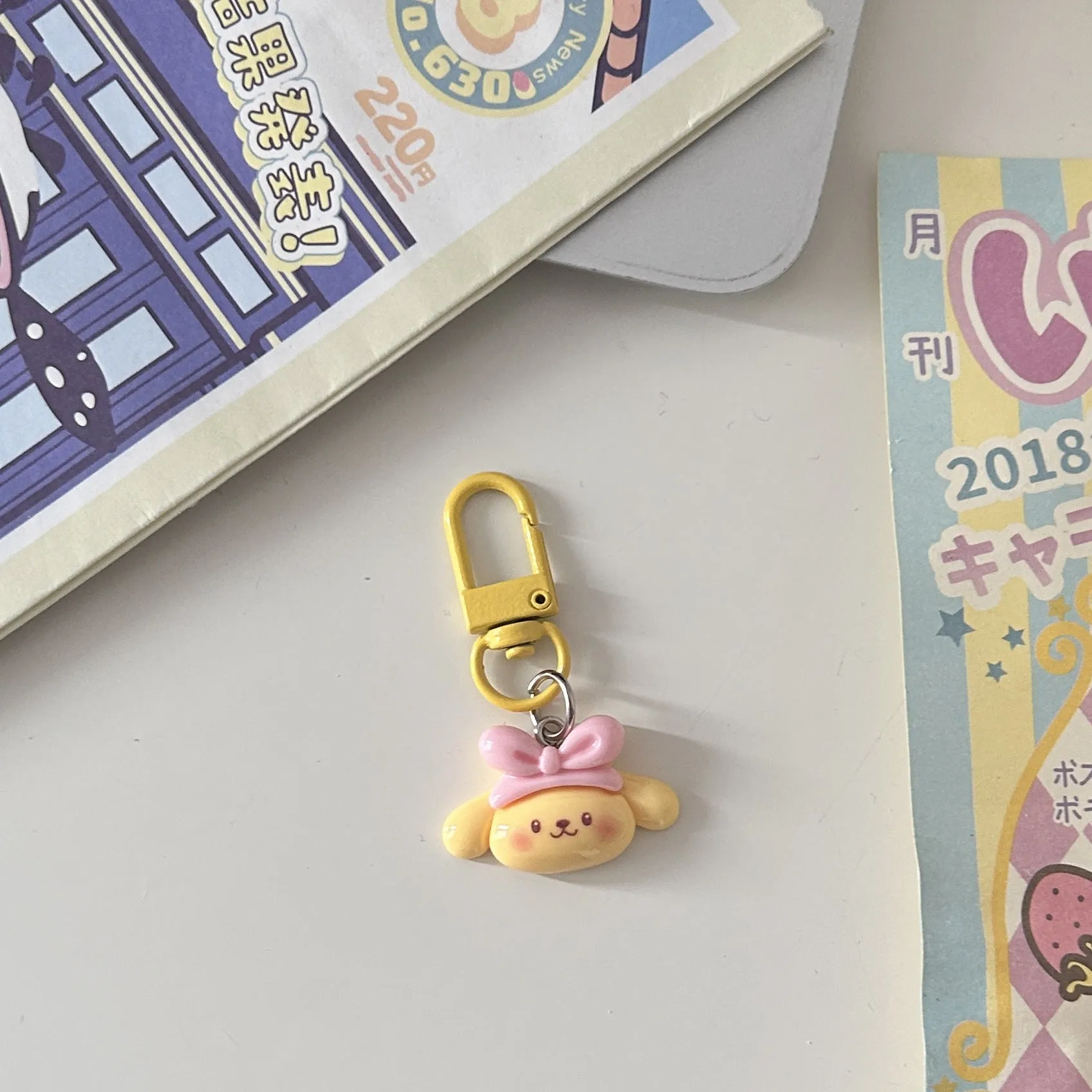 Wholesale Plastic Cute Cartoon Keychain JDC-KC-ZhiX002
