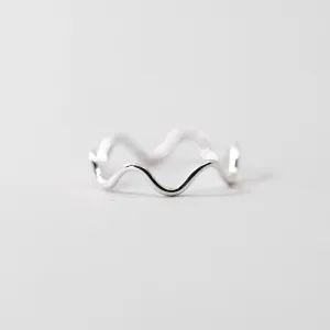 Wiggle Wavy Ring - Sterling Silver