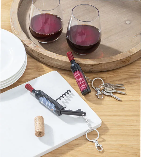 Wine Bottle Multi Function Key Rings