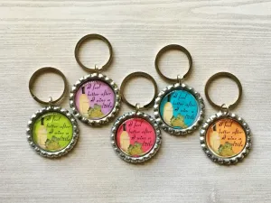 Wine Quotes / Phrases Keychains