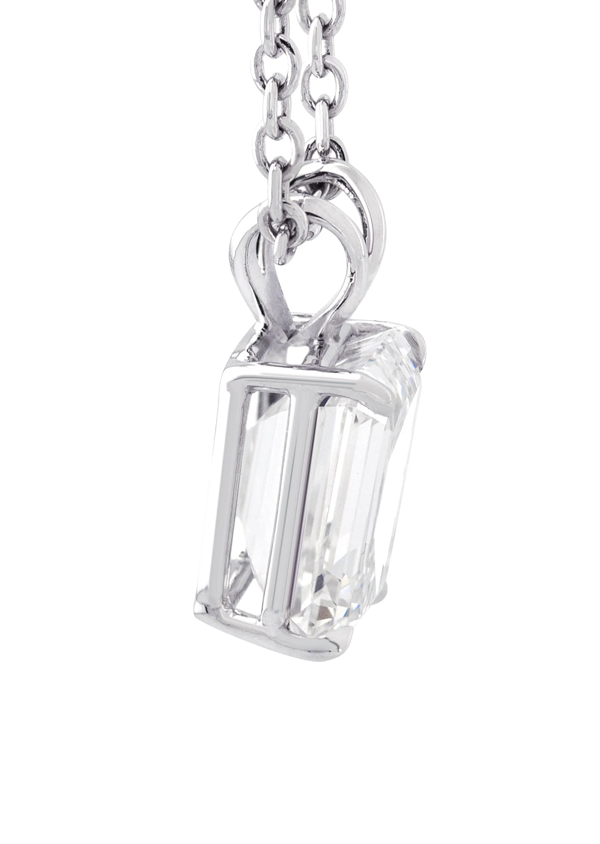 Women Jewelry - Diamond Necklace For Women | Lab Grown Emerald Diamond Solitaire Pendant
