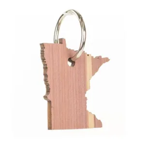 Woodchuck Minnesota Shaped Key Chain