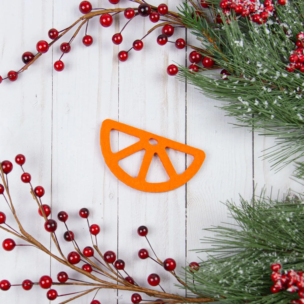Wool Felt Charm - Fruit Slice