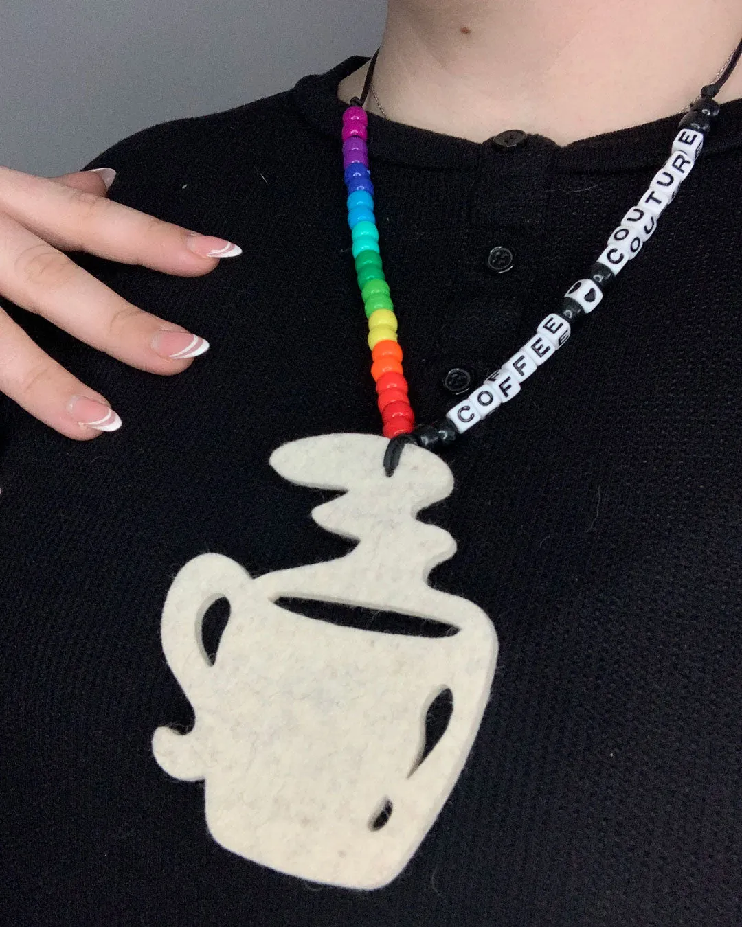 Wool Felt Charm - Hot Drink