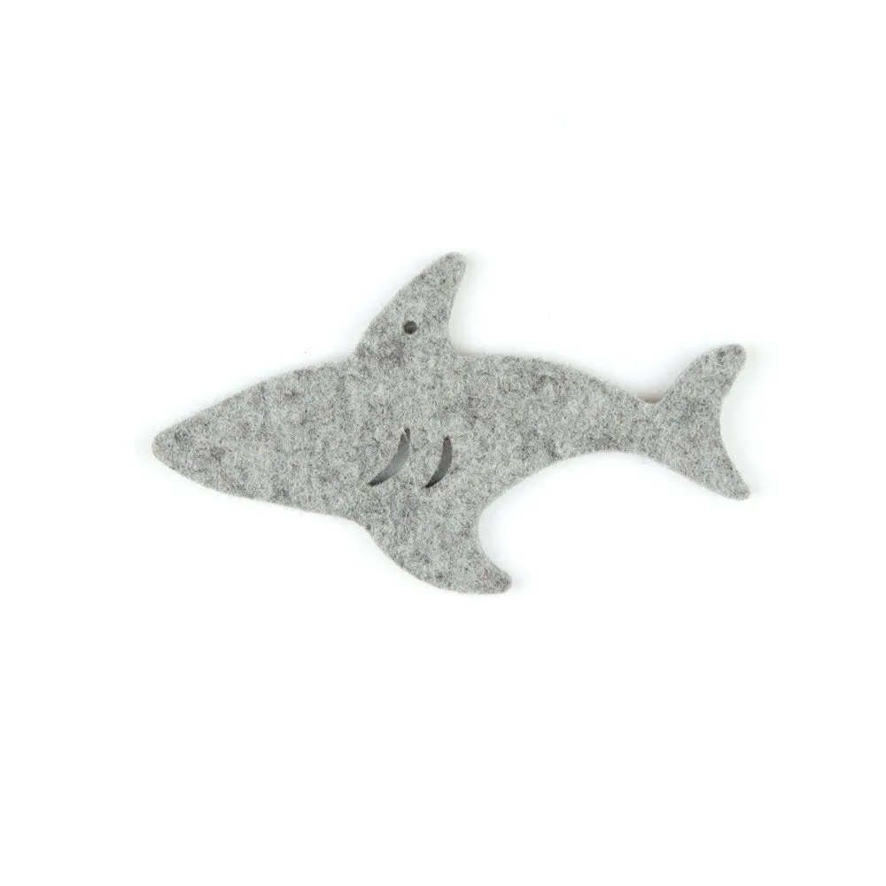Wool Felt Charm - Shark