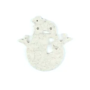 Wool Felt Charm - Snowman