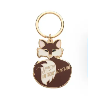 You're In"FOX"icating Enamel Key Charm