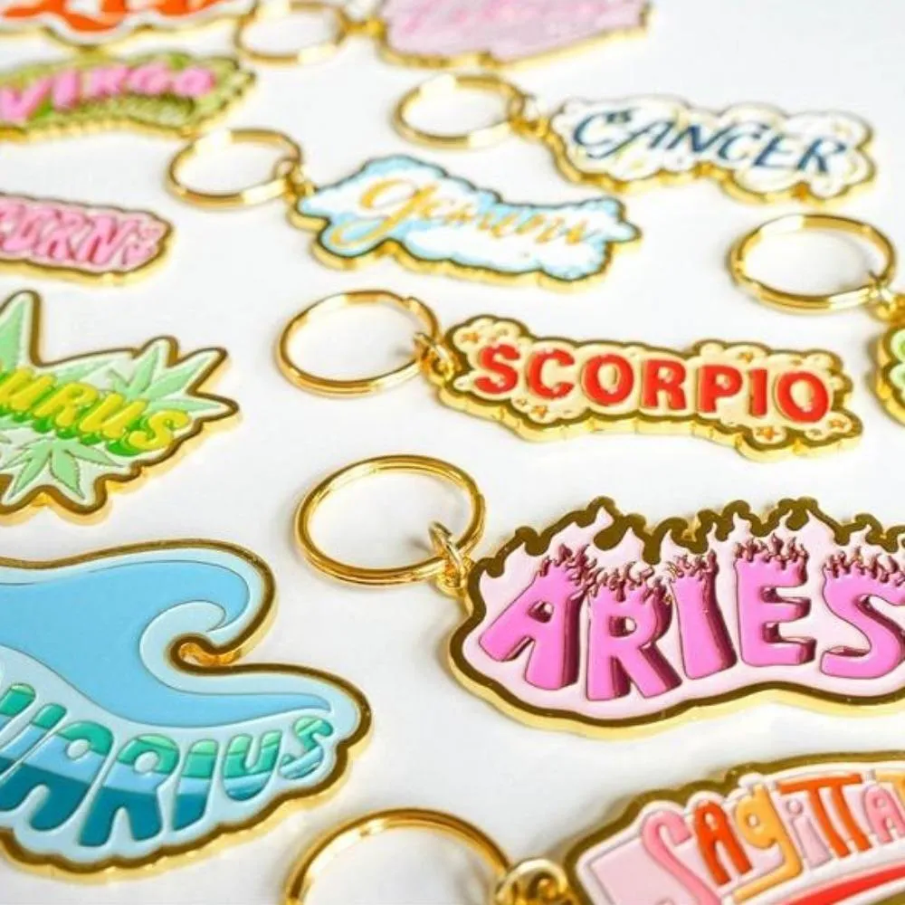 Zodiac Keychains