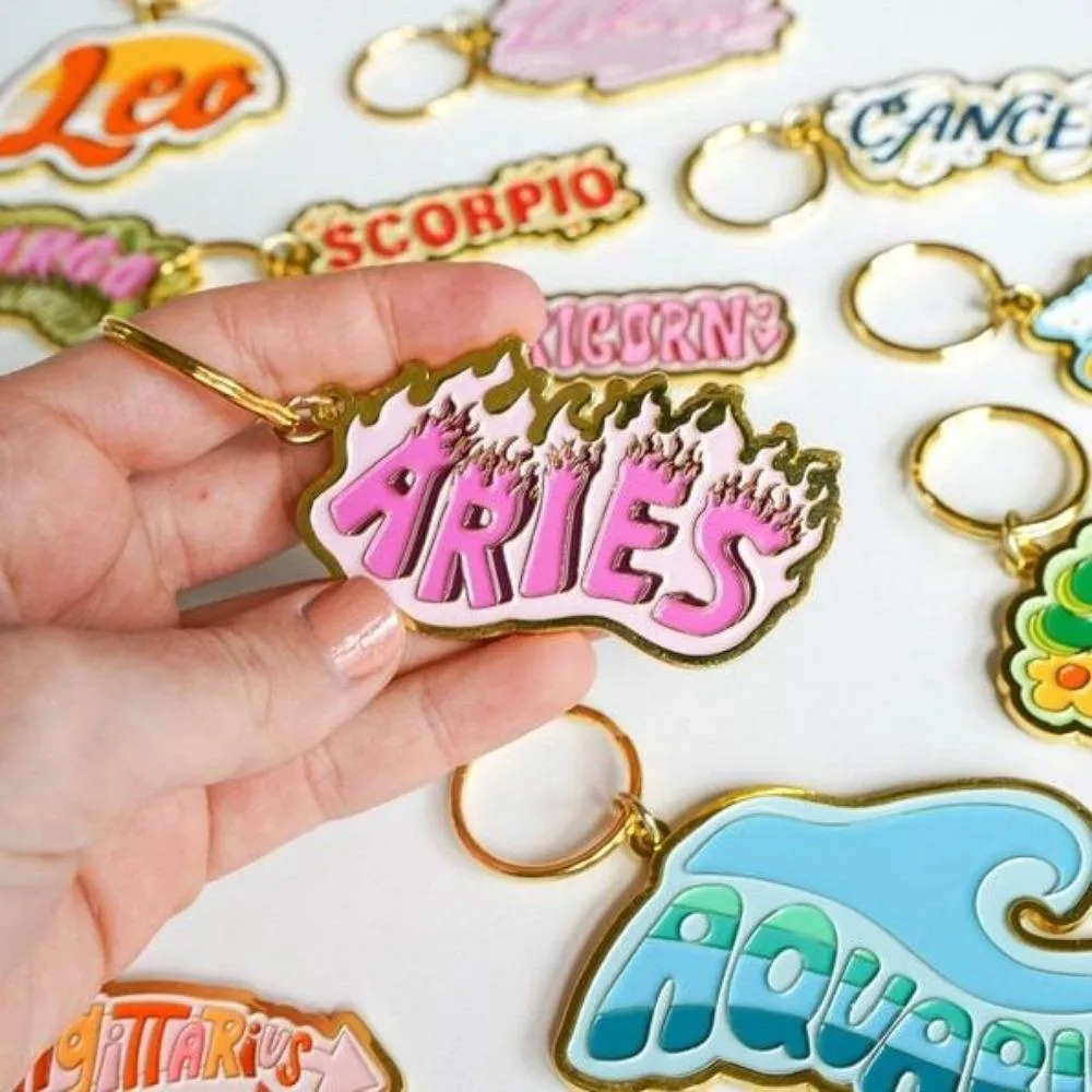 Zodiac Keychains