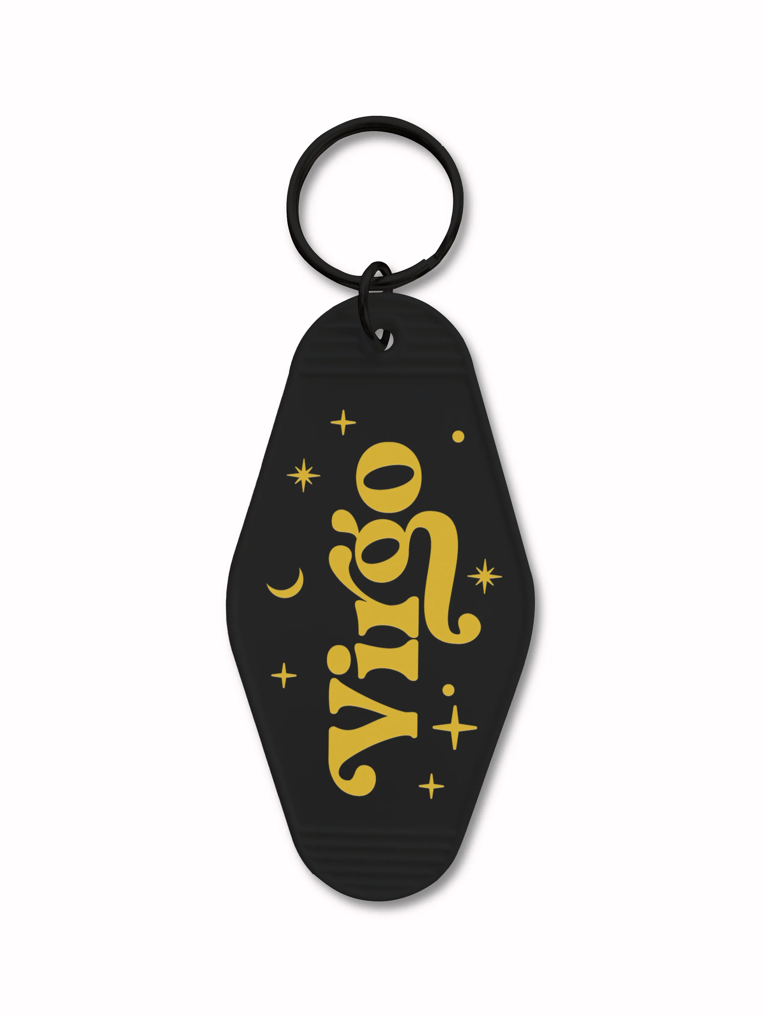 Zodiac Motel Keychain in Black - CLEARANCE