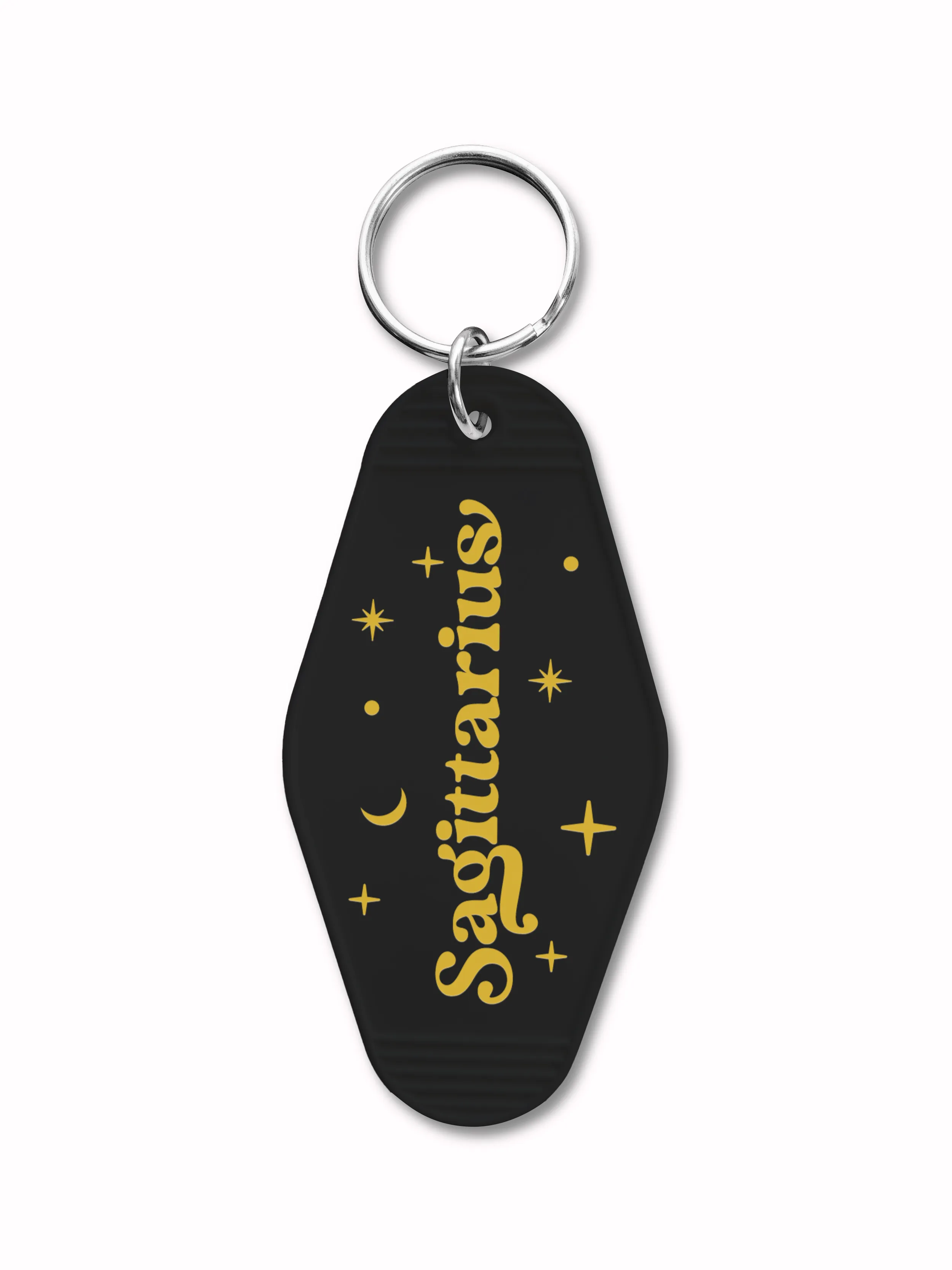Zodiac Motel Keychain in Black - CLEARANCE