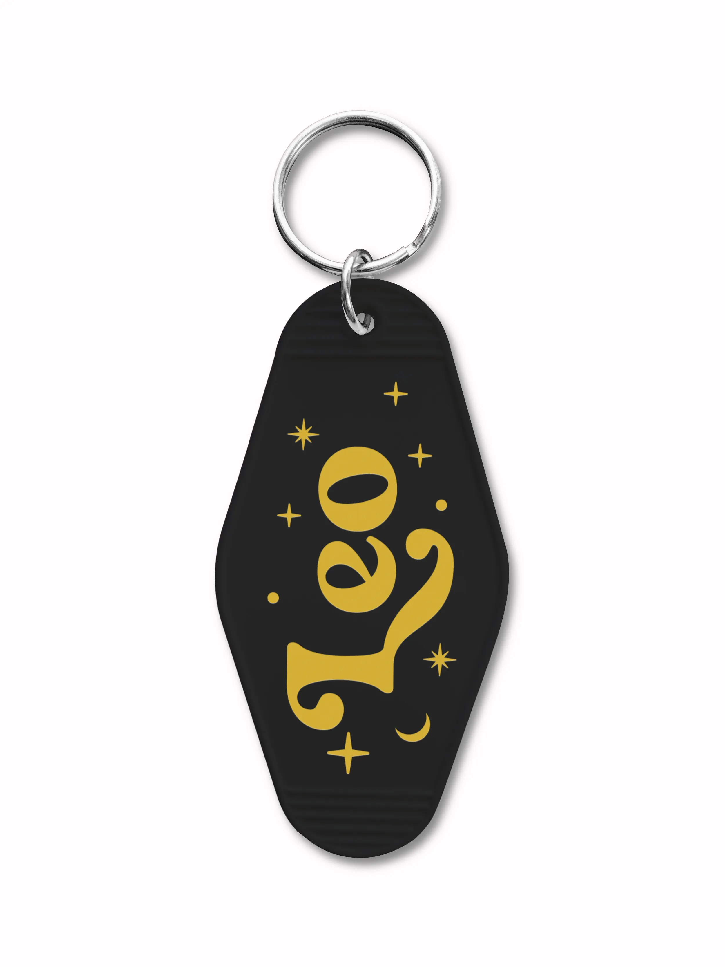 Zodiac Motel Keychain in Black - CLEARANCE