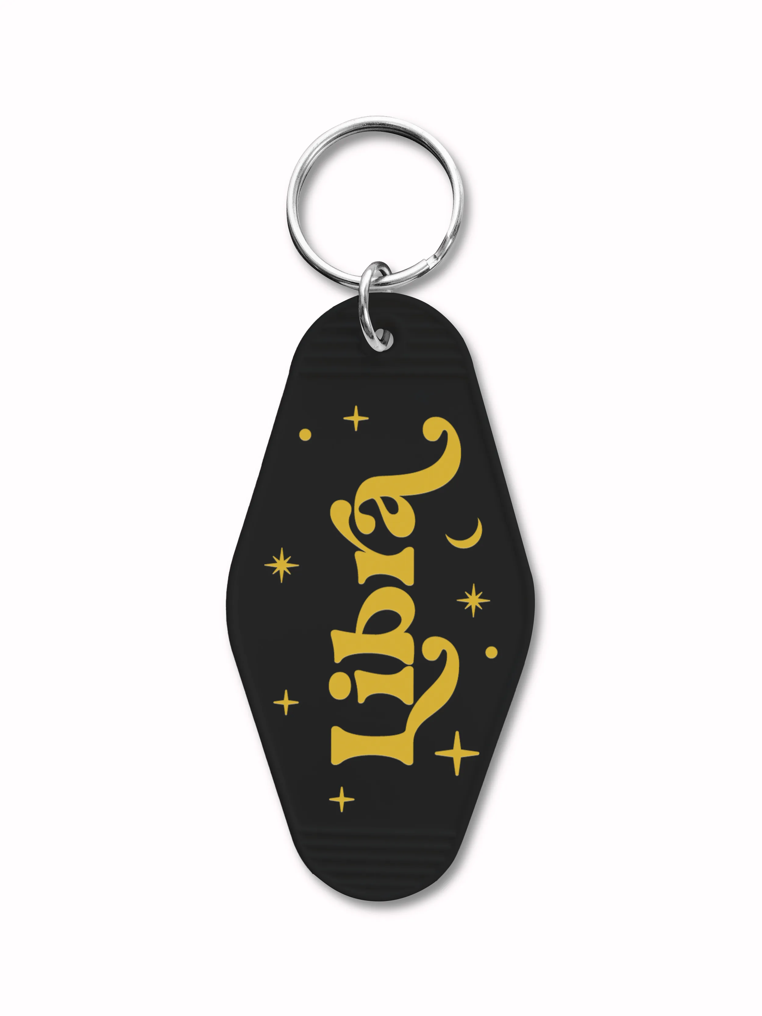 Zodiac Motel Keychain in Black - CLEARANCE