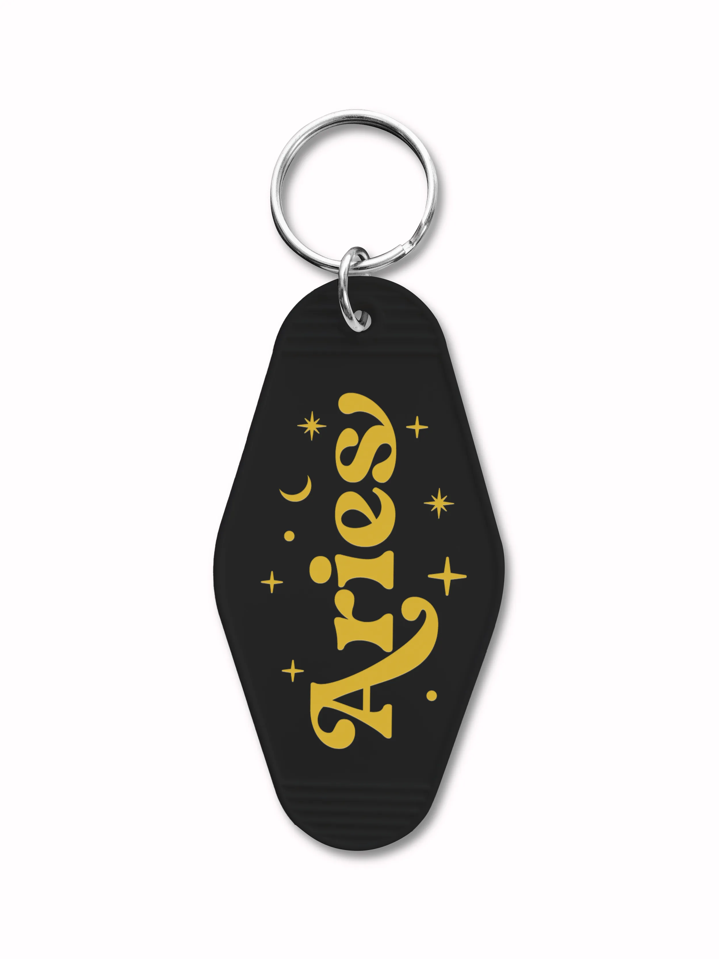 Zodiac Motel Keychain in Black - CLEARANCE