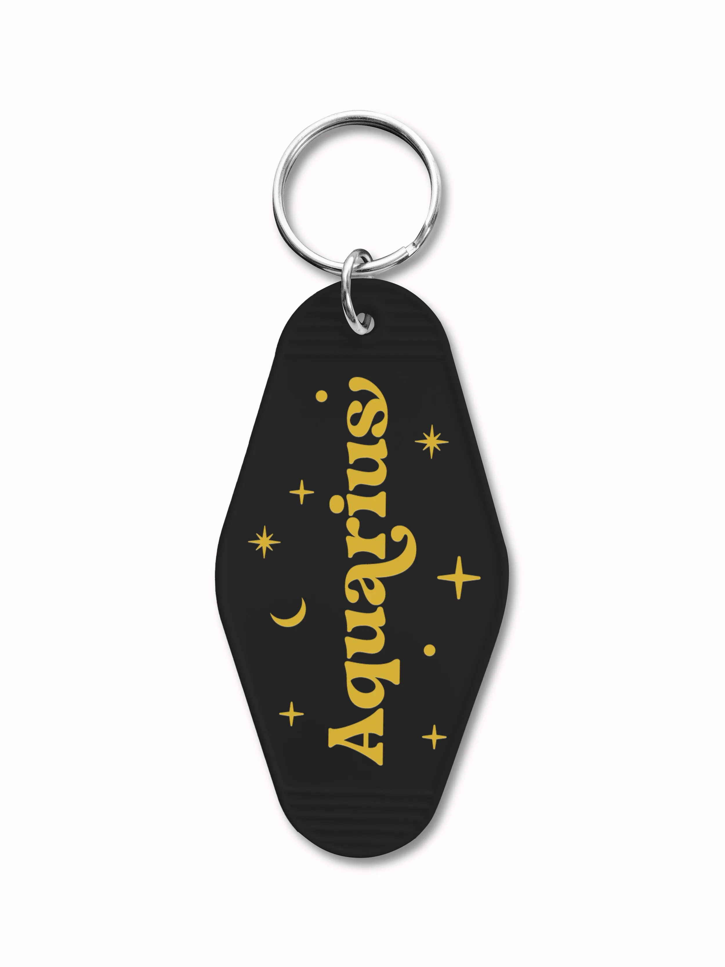 Zodiac Motel Keychain in Black - CLEARANCE