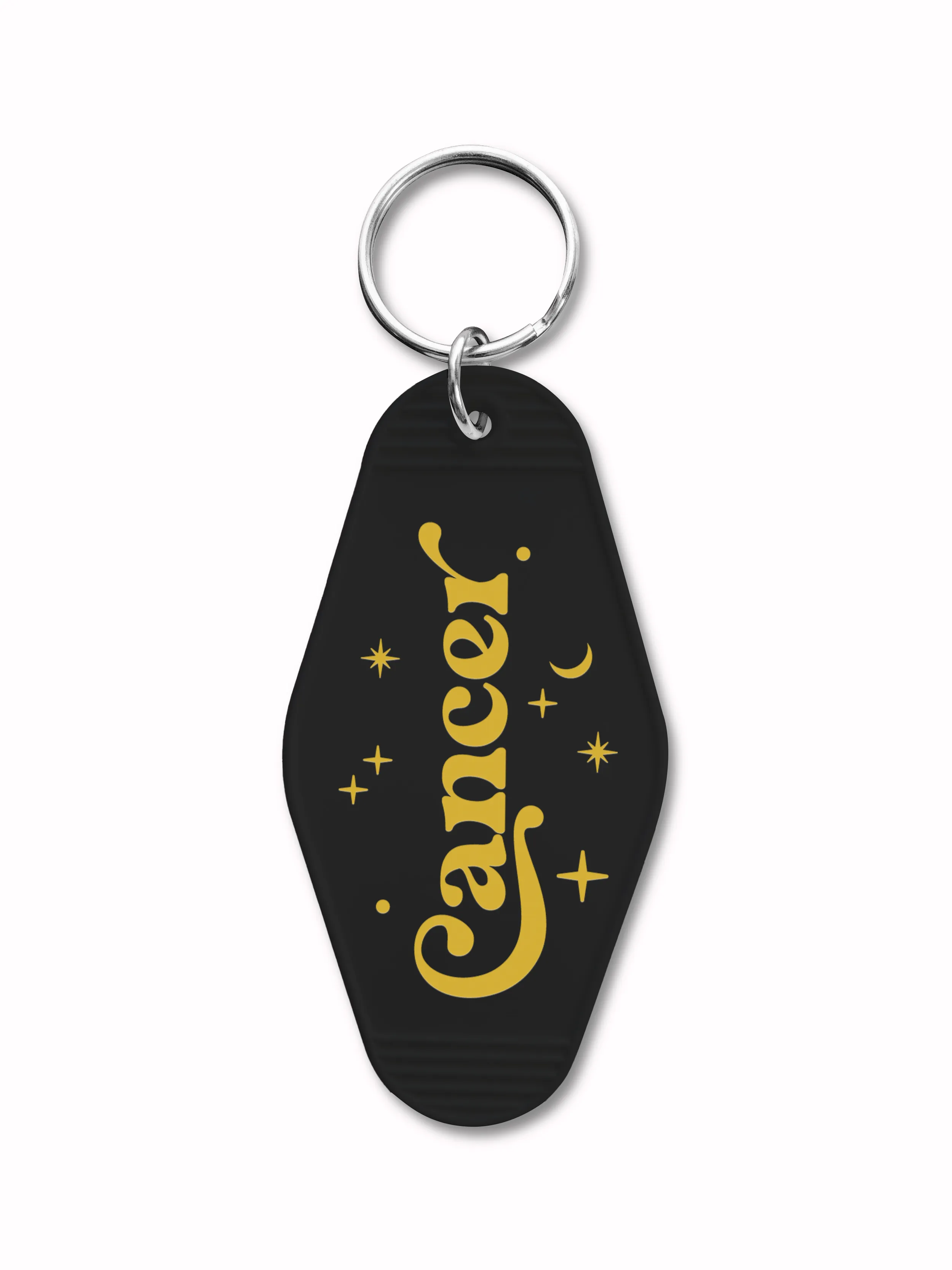 Zodiac Motel Keychain in Black - CLEARANCE