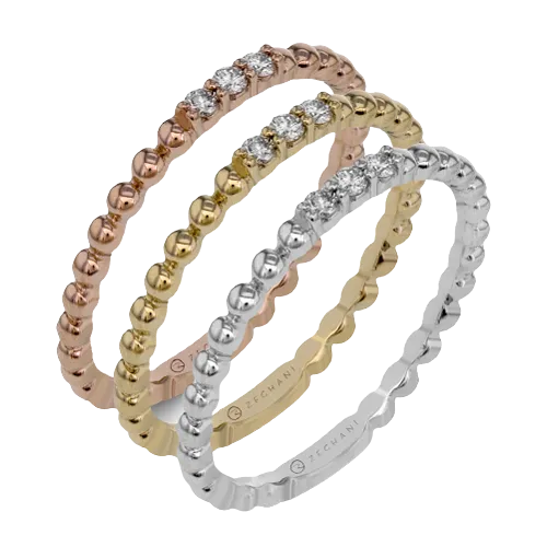 ZR1355 Right Hand Ring in 14k Gold with Diamonds